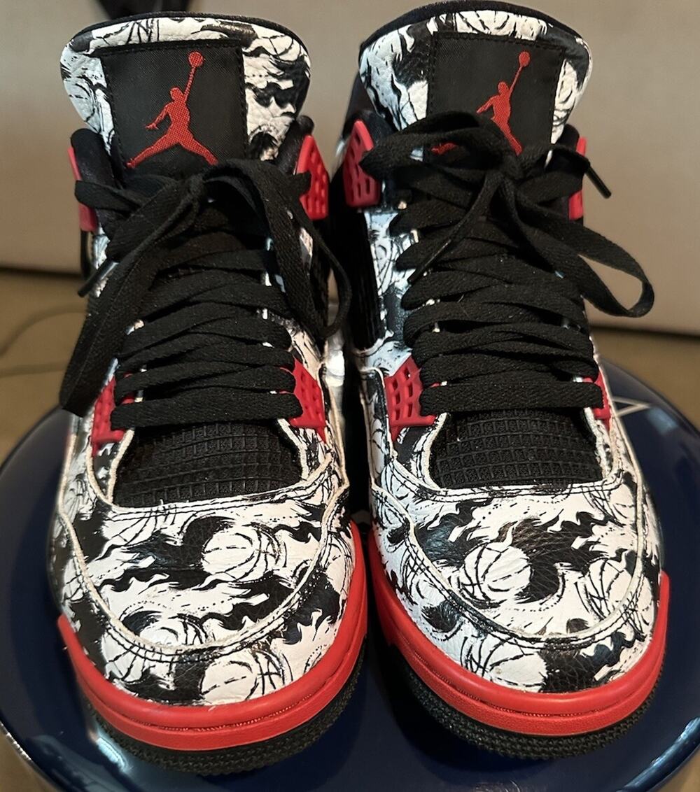 Nike Air Jordan Retro 4 Tattoo Size 10.5